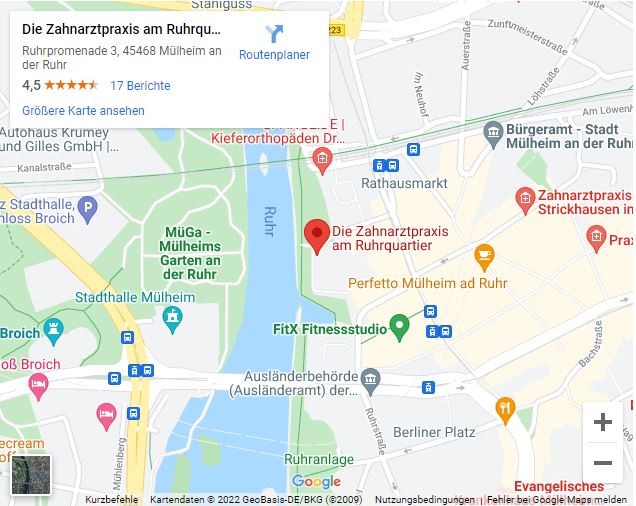 DIE ZAHNARZTPRAXIS AM RUHRQUARTIER - Ruhrpromenade 3, 45468 Mülheim an der Ruhr